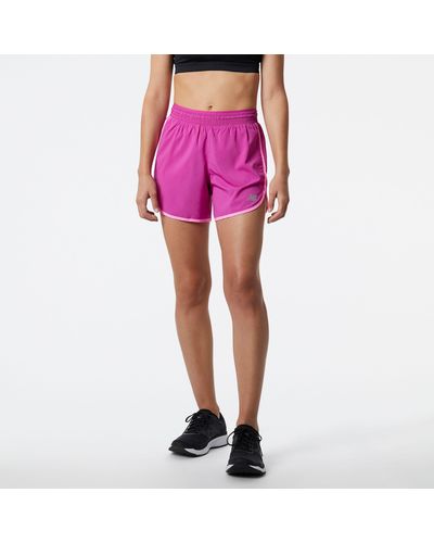 New Balance Accelerate Short 5 Inch - Pink
