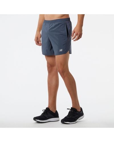 New Balance Pantalones cortos accelerate 5 inch - Azul
