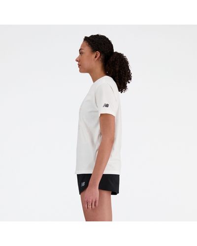 New Balance London edition graphic t-shirt in bianca - Bianco