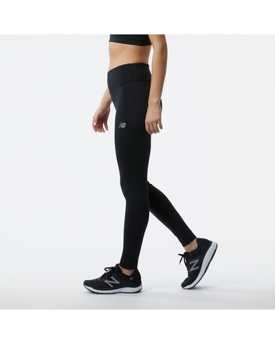 New Balance Accelerate Tight In Poly Knit - Black