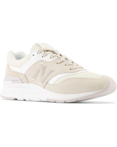 New Balance 997h In Grey/white Suede/mesh