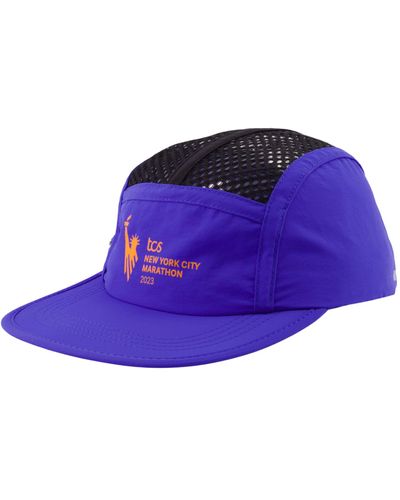 New Balance Nyc Marathon Running Stash Hat - Purple