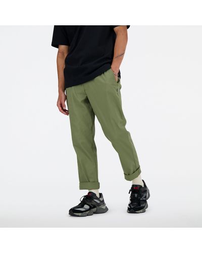 New Balance Twill Straight Pant 28" - Green