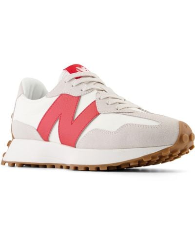 New Balance 327 in beige/rot - Pink