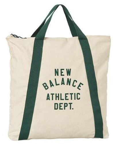 New Balance Unisexe Canvas Tote Backpack En, Cotton Twill, Taille - Vert