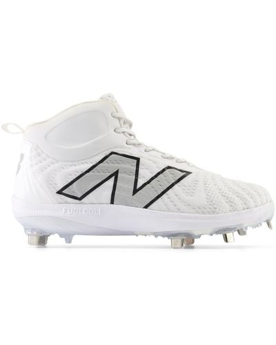 New Balance Fuelcell 4040 V7 Mid-metal Baseball Shoes - White