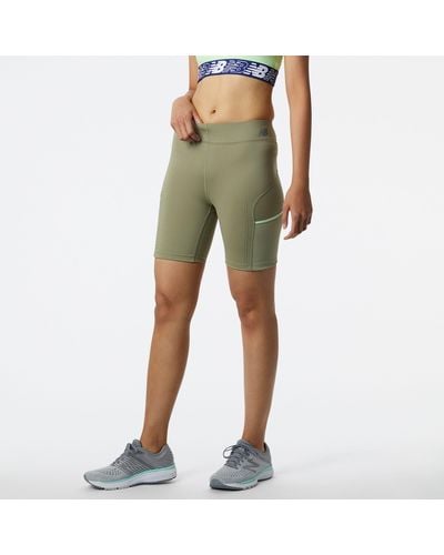 New Balance Q Speed Utility Fitted Short - Green