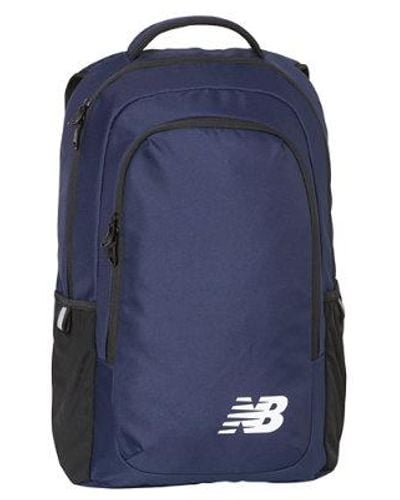 New Balance Unisexe Team School Backpack En, Polyester, Taille - Bleu