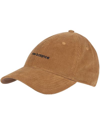 New Balance Washed Corduroy 6 Panel Classic Hat - Brown