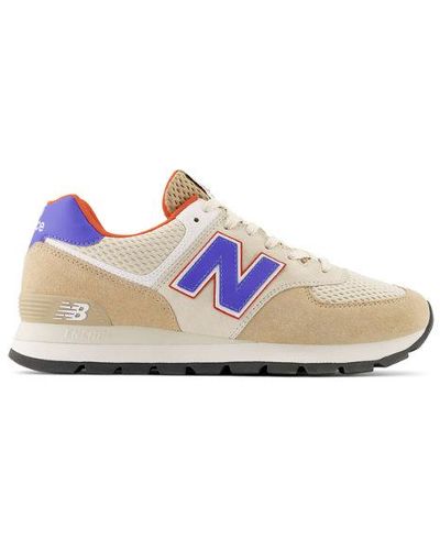 New Balance Homme 574 Rugged En, Suede/Mesh, Taille - Rose