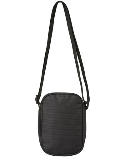 New Balance Opp Core Shoulder Bag In Black Nylon