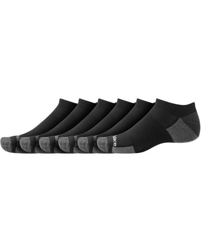 New Balance Cushioned No Show Sock 6 Pack - Black