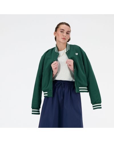 New Balance Sportswear's Greatest Hits Varsity Jacket - Green