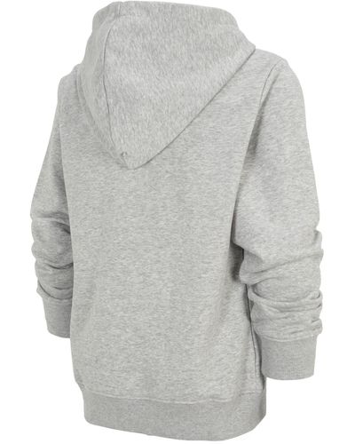 New Balance Hoops essentials hoodie in grau