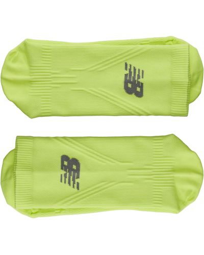 New Balance Run Foundation Flat Knit Midcalf In Green Nylon