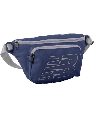 New Balance And Core Performance Large Athletic Waist Bag - Blue