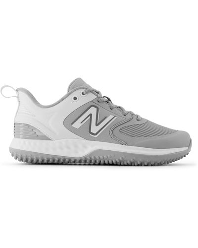 New Balance Fresh Foam Velo V3 Turf-trainer Softball Shoes - Gray