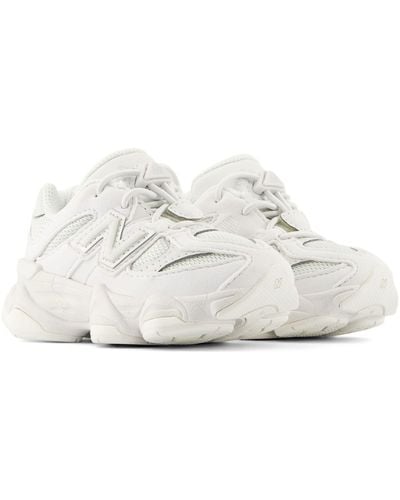 New Balance Infants' 9060 In Synthetic - White