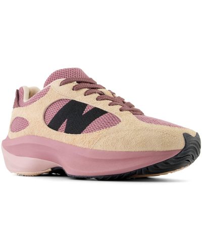 New Balance Wrpd Runner In Suede/mesh - Pink
