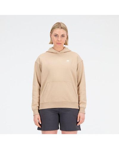 New Balance Femme Sport Essentials Premium Fleece Hoodie En, Cotton Fleece, Taille - Neutre
