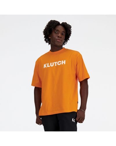 New Balance Klutch X Nb Short Sleeve T-shirt - Orange