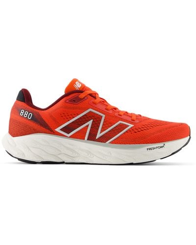 New Balance Fresh Foam X 880v14 In Red/white Synthetic