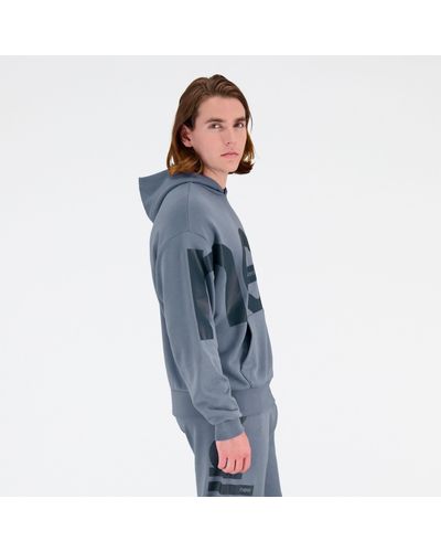 New Balance Nb athletics out of bounds hoodie - Azul
