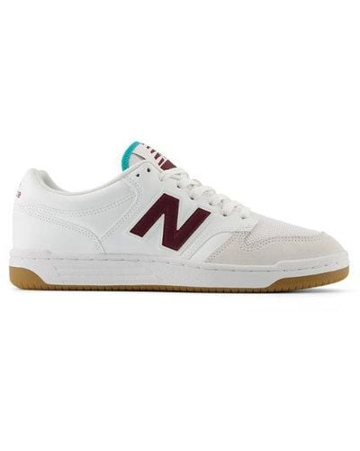 New Balance Homme 480 En, Leather, Taille - Blanc