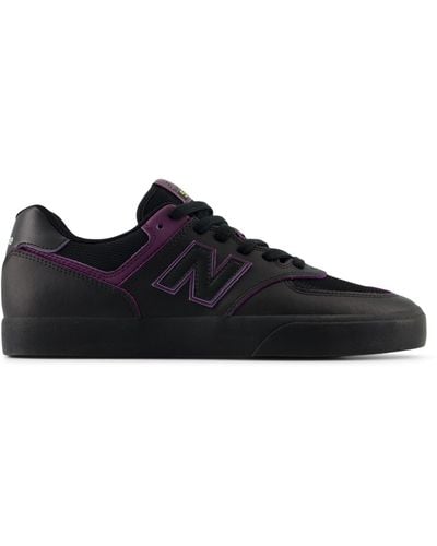 New Balance Nb Numeric 574 Vulc Unity Of Sport Skateboarding Shoes - Black