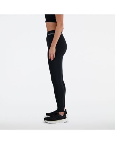 New Balance Nb sleek high rise sport legging 25" in schwarz