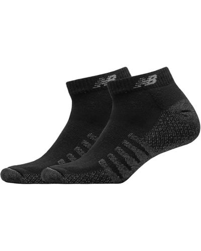 New Balance Coolmax Low Cut Socks 2 Pack - Black