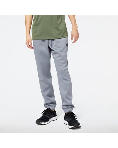 New Balance Homme Pantalons Tenacity Performance Fleece En, Poly Knit, Taille - Noir