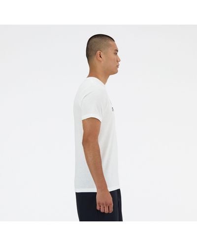 New Balance T-Shirt MENS TRAINING /S TOP - Weiß