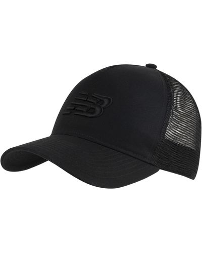New Balance And Trucker Hats - Black