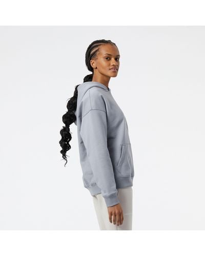 New Balance Athletics Nature State French Terry Hoodie - Blau