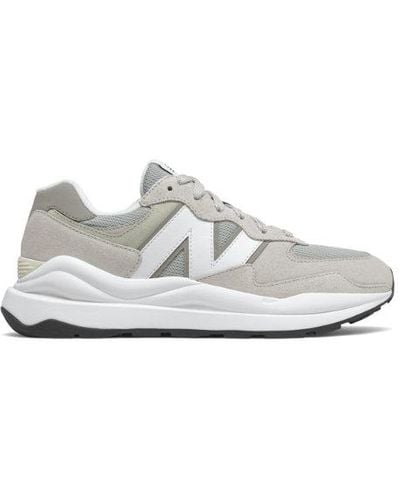New Balance Homme 57/40 En, Suede/Mesh, Taille - Blanc