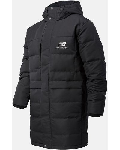 New Balance NB Athletics Long Puffer - Noir