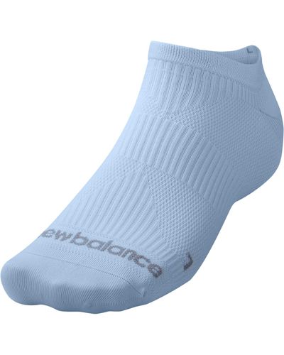 New Balance Run Flat Knit No Show Sock 1 Pair - Blue