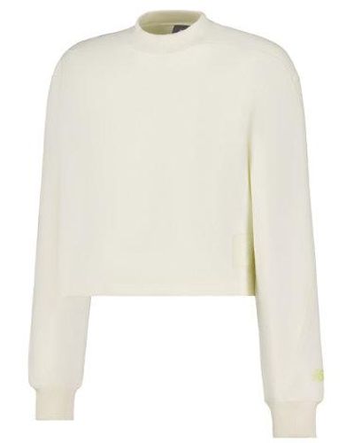 New Balance Femme Nbx Lunar Year Sweat Shirt En, Cotton Fleece, Taille - Blanc