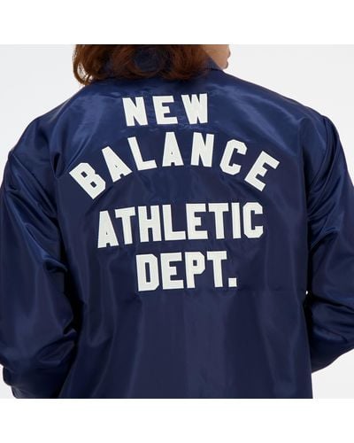 New Balance Sportswear's greatest hits coaches jacket in blu