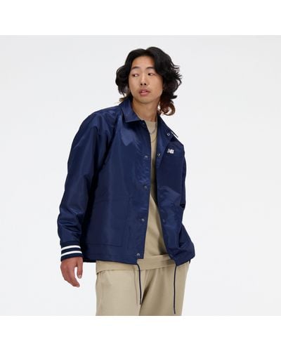 New Balance Sportswear's Greatest Hits Coaches Jacket - Blue