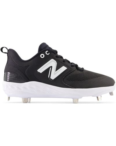 New Balance Fresh Foam X 3000 V6 Metal Baseball Shoes - Black