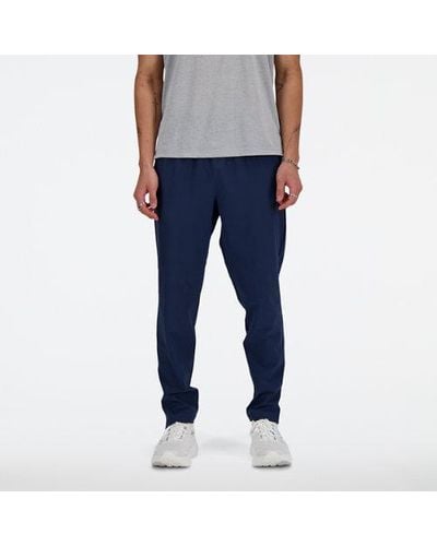 New Balance Homme Tenacity Stretch Woven Pant En, Polywoven, Taille - Bleu