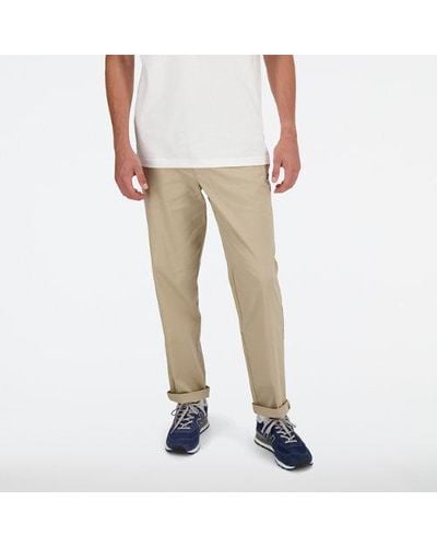 New Balance Homme Twill Straight Pant 32&Quot; En, Cotton Twill, Taille - Neutre
