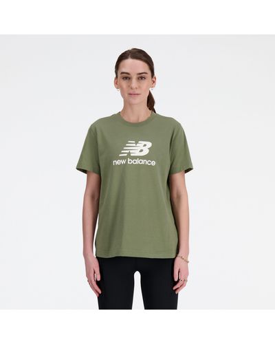 New Balance Sport Essentials Jersey Logo T-shirt - Green