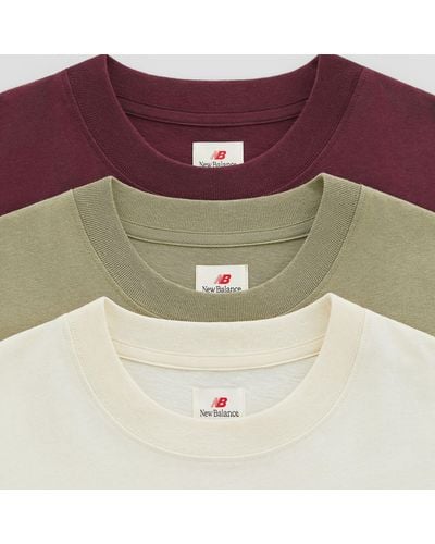New Balance Made in usa core long sleeve t-shirt - Rouge