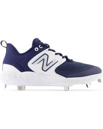New Balance Fresh Foam X 3000 V6 Metal Baseball Shoes - Blue