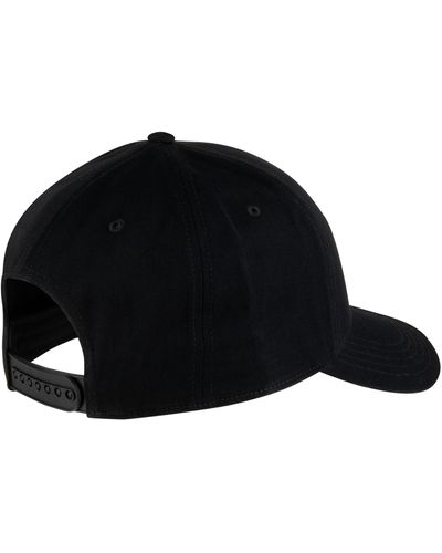 New Balance 6 Panel Structured Snapback In Black Cotton