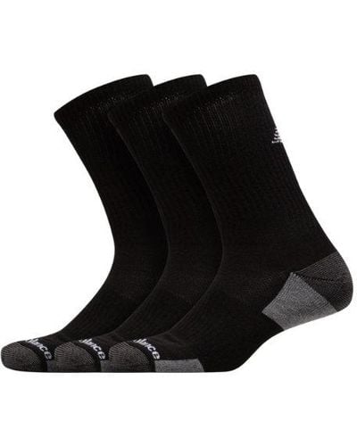 New Balance Unisexe Chaussettes Essentials Cushioned Crew 3 Pack En, Poly Knit, Taille - Noir