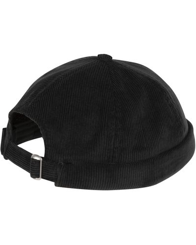 New Balance Washed corduroy docker hat - Schwarz